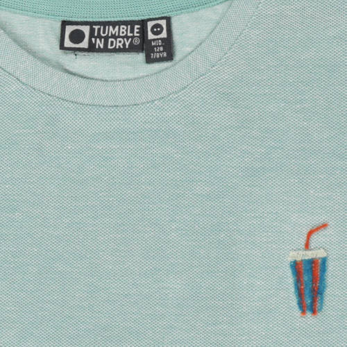 Tumble 'n Dry T-shirt San Clemente mint groen Jongens Biologisch katoen Ronde hals 158 164