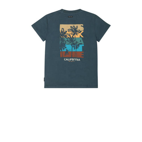 Tumble 'n Dry T-shirt Huntington beach donkergroen Jongens Katoen Ronde hals 92