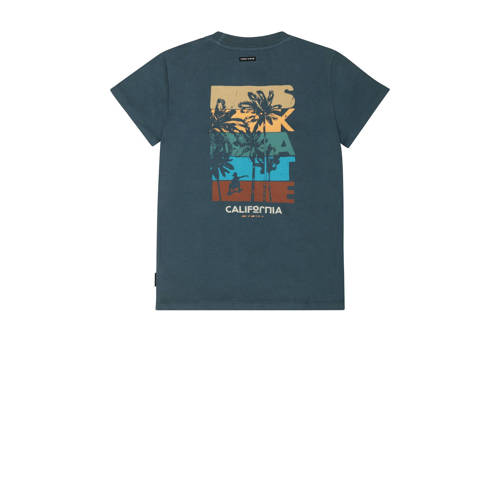 Tumble 'n Dry T-shirt Huntington beach donkergroen Jongens Biologisch katoen Ronde hals 92