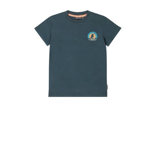Tumble 'n Dry T-shirt Huntington beach donkergroen Jongens Biologisch katoen Ronde hals