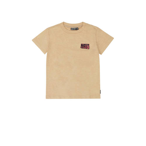Tumble 'n Dry T-shirt Palm Bay zand Beige Jongens Katoen Ronde hals Effen - 104