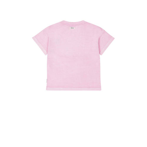 Tumble 'n Dry T-shirt Mia lichtroze Meisjes Biologisch katoen Ronde hals 134 140