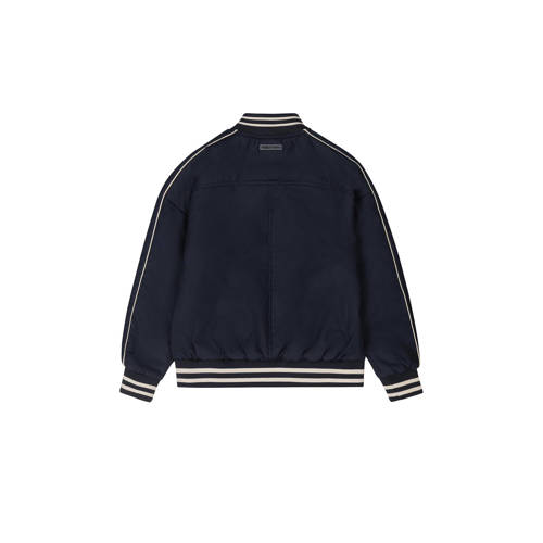 Tumble 'n Dry bomberjack zomer Sevan navy blauw Jongens Polyester Ronde hals 92