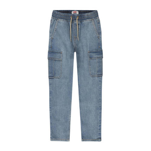 Tumble 'n Dry tapered fit jeans Jake light denim Blauw Effen - 104