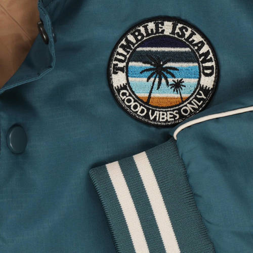 Tumble 'n Dry bomberjack zomer Sevan petrol groen Jongens Polyester Ronde hals 92