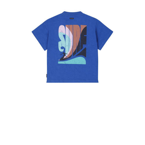 Tumble 'n Dry T-shirt Juno Beach blauw Jongens Katoen Ronde hals Effen 134 140