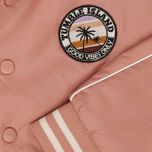 Tumble 'n Dry bomberjack zomer Vilette oud roze Meisjes Polyester Ronde hals 92