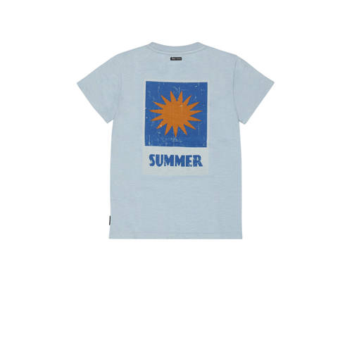 Tumble 'n Dry T-shirt Lucca grijsblauw Jongens Katoen Ronde hals Effen 92