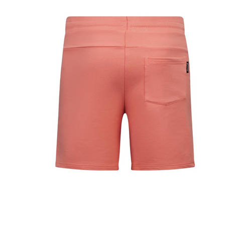 Retour Jeans sweatshort Leandro met printopdruk koraal Korte broek Oranje 146 152