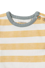 thumbnail: Noppies baby gestreept T-shirt Lake geel