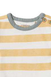 thumbnail: Noppies baby gestreept T-shirt Lake geel
