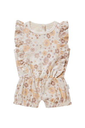baby playsuit Connersville met all over print wit