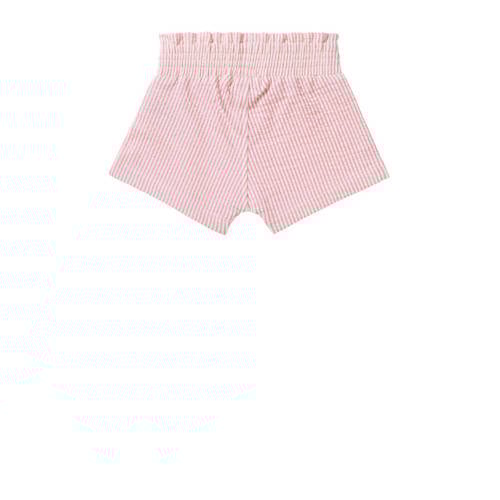 Noppies baby gestreepte regular fit casual short roze wit Korte broek Meisjes Katoen 56