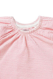 thumbnail: Noppies baby gestreepte  top roze/wit
