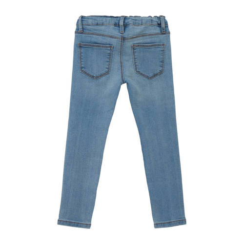S.Oliver high rise skinny fit jegging Medium blue denim Jeans Blauw 104