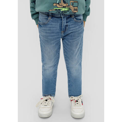 s.Oliver slim fit jeans blauw Jongens Denim 92 | Jeans van