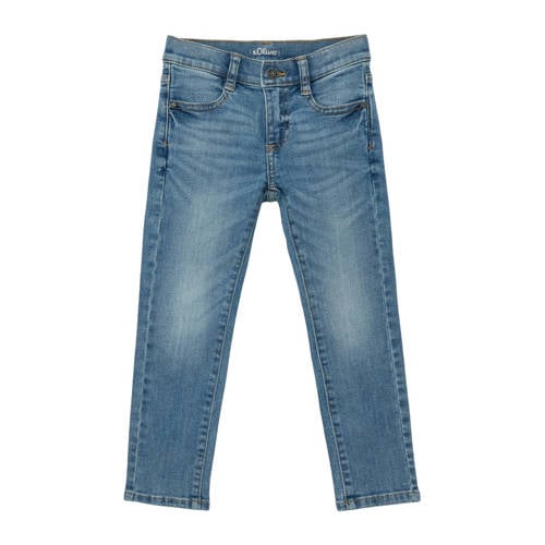 s.Oliver slim fit jeans blauw Jongens Denim - 104 | Jeans van s.Oliver
