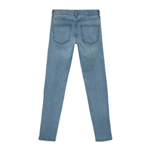 S.Oliver regular fit jeans light blue denim Blauw Meisjes Stretchdenim 134