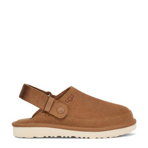 suède clogs camel