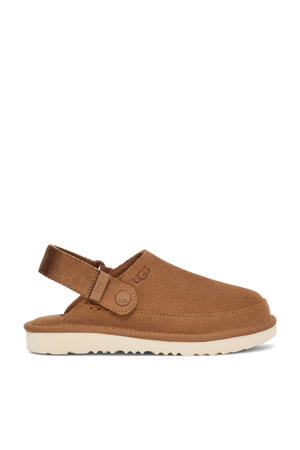 suède clogs camel