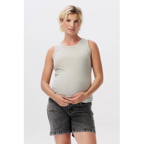 Noppies maternity zwangerschapstop Kaysa lichtgroen Dames Katoen Ronde hals