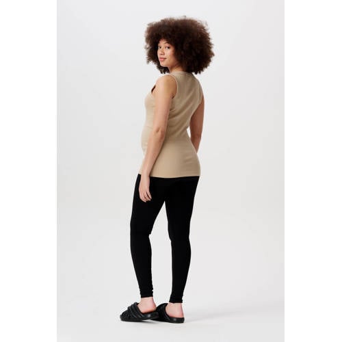 Noppies zwangerschapstop Kaysa beige Dames Katoen Ronde hals Effen XS