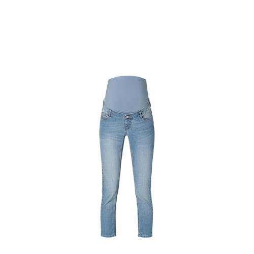 Noppies cropped zwangerschaps slim fit jeans Mila vintage blue Blauw Dames Denim