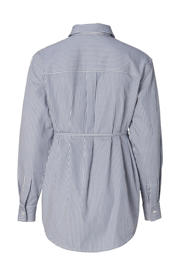 thumbnail: Noppies maternity gestreepte zwangerschaps- en voedingsblouse Arles blauw/wit