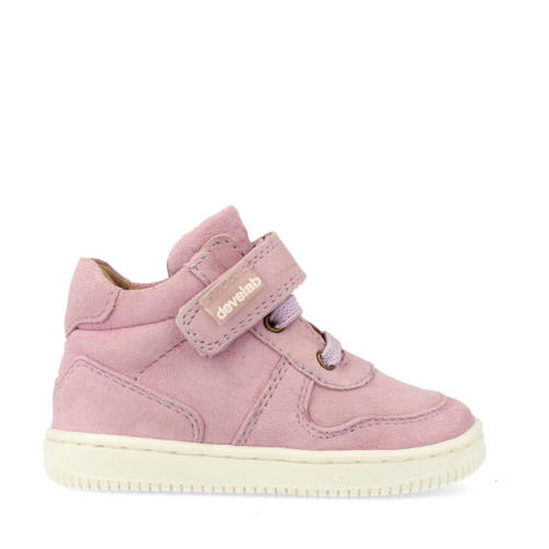 Develab Suede sneakers roze Jongens/Meisjes Suede Effen - 20