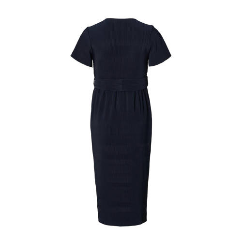 Noppies zwangerschaps- en voedingsjurk Kaja zwart Dames Polyester V-hals XS