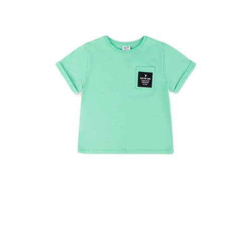 Alix Mini T-shirt met printopdruk mintgroen Meisjes Katoen Ronde hals Printopdruk