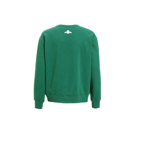 Replay sweater groen Effen 104 | Sweater van
