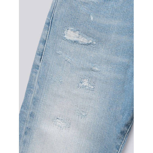 Replay slim fit jeans light blue denim Blauw Effen 104