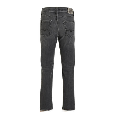 Replay skinny jeans black denim Zwart Effen 104 | Jeans van