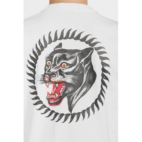 Replay T-shirt met tekst wit Jongens Katoen Ronde hals Tekst 140