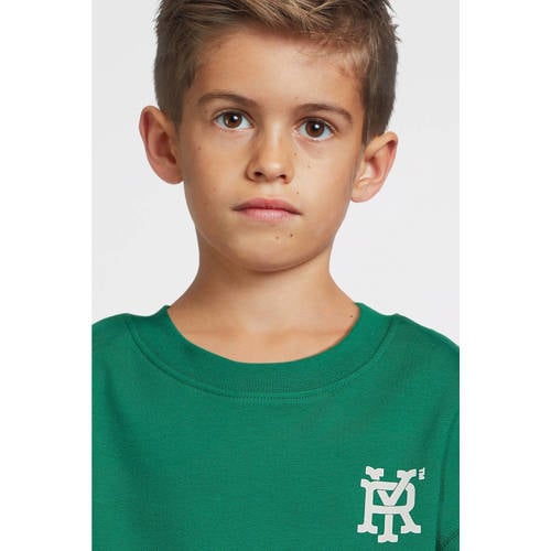 Replay trui met printopdruk groen Jongens Sweat Ronde hals Printopdruk 104