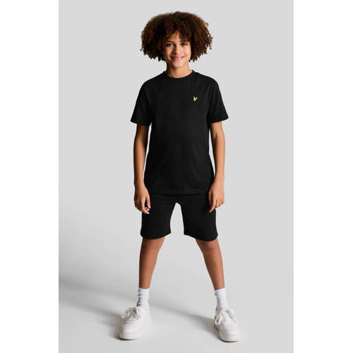 Lyle & Scott sweatshort MLB2014V zwart Jongens Katoen Effen - maat 152/158 afbeelding