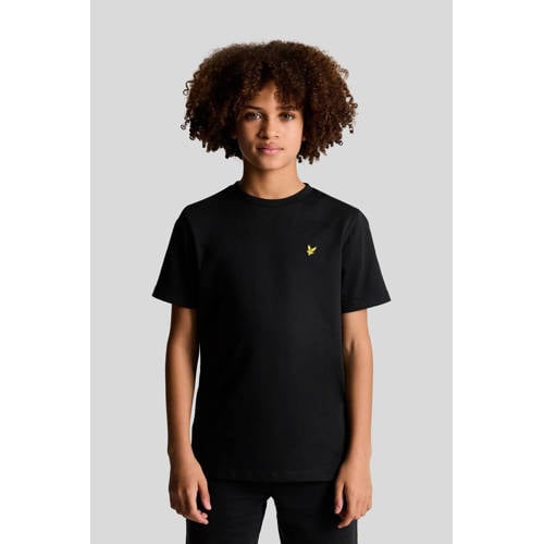 Lyle & Scott T-shirt TSB2000V zwart Jongens Katoen Ronde hals Effen 134 140