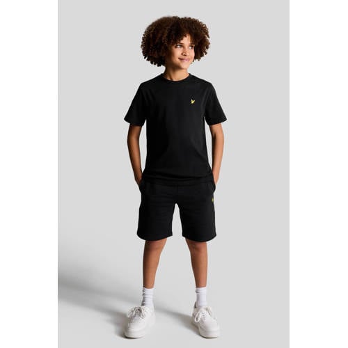 Lyle & Scott T-shirt TSB2000V zwart Jongens Katoen Ronde hals Effen 134 140