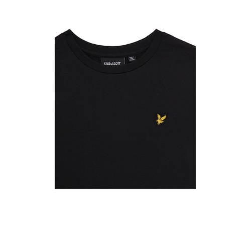 Lyle & Scott T-shirt TSB2000V zwart Jongens Katoen Ronde hals Effen 134 140