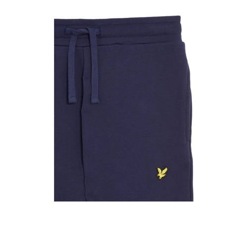 Lyle & Scott joggingbroek navy Blauw Jongens Katoen Effen 164 170