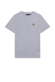 thumbnail: Grijze jongens Lyle & Scott gemêleerd T-shirt van katoen met korte mouwen en ronde hals