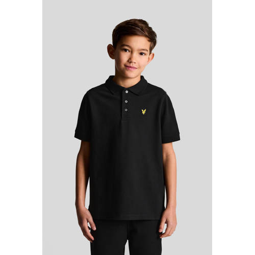 Lyle & Scott polo SPB2000V zwart Jongens Katoen Polokraag Effen 164 170