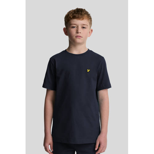 Lyle & Scott T-shirt TSB2000V navy Blauw Jongens Katoen Ronde hals Effen - maat 152/158 afbeelding