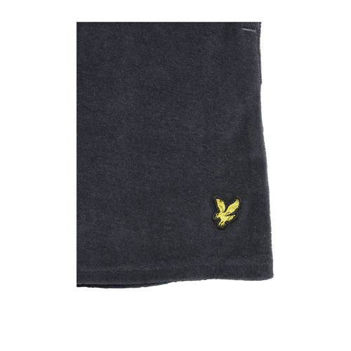 Lyle & Scott sweatshort MLB2012V donkerblauw Effen 128 134