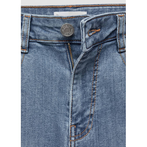 Mango Kids flared jeans changeant blauw Meisjes Stretchdenim Effen 164(S)