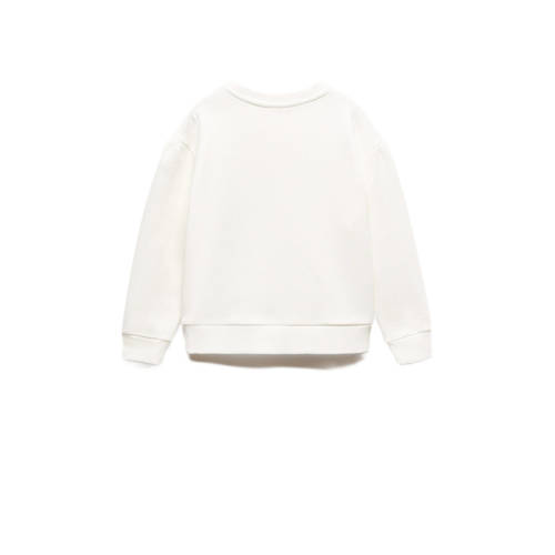 Mango Kids sweater wit Effen 128 | Sweater van