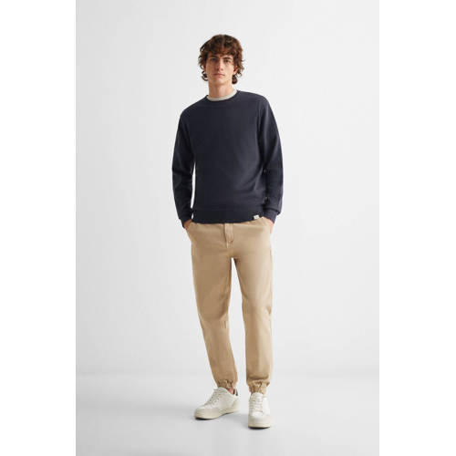 Mango Kids relaxed broek zand Beige Jongens Stretchkatoen Effen 158(XXS)