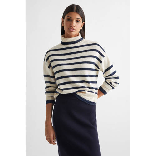 Mango Kids rok marine Blauw Meisjes Viscose Effen 152(XXS)