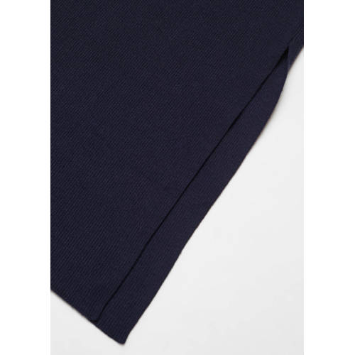 Mango Kids rok marine Blauw Meisjes Viscose Effen 152(XXS)
